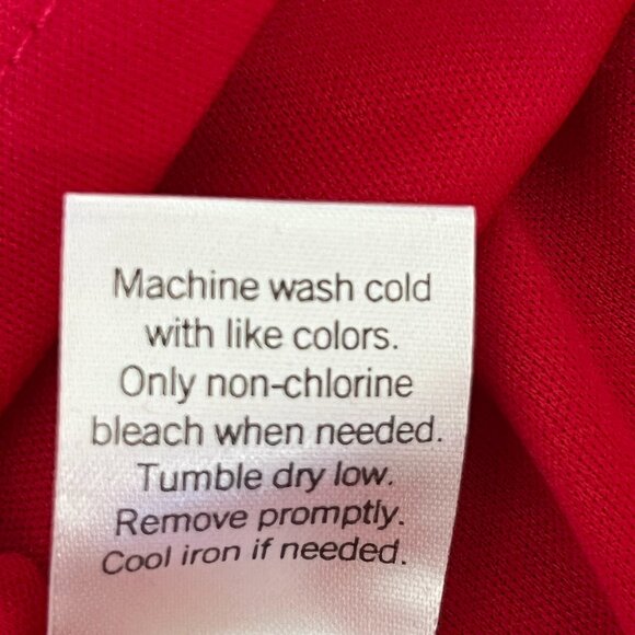 NEW Apt. 9 Red Fit and Flare Lace Overlay Dress Size 12 Back Zipper Sleeveless - Picture 13 of 13